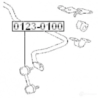 Стойка стабилизатора, тяга FEBEST T 9TFC 3821183 01230100 4056111020761 - Изображение 2
