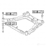 Сайлентблок задней балки FEBEST 0 JSRYM 3828233 4056111038339 nab277 - Изображение 2