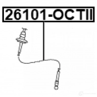 Трос капота FEBEST 26101octii FX8 XC 1437403888 - Изображение 2