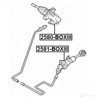 Рабочий цилиндр сцепления FEBEST 2580boxiii K 7K7XC 3825191 4056111103624 - Изображение 2