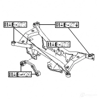 Сайлентблок задней балки FEBEST 3828230 03ZD1 2 4056111038803 nab274 - Изображение 2
