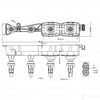 Элемент катушки зажигания FEBEST 25640-001 GD SWK 1440023384 - Изображение 2