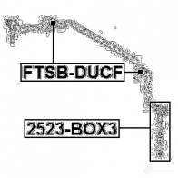 Стойка стабилизатора, тяга FEBEST 3825188 DOT H55E 2523box3 4056111072302 - Изображение 2