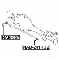 Сайлентблок FEBEST 3828197 6MJ6 F nab241rub 4056111045337 - Изображение 2
