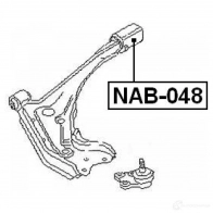 Сайлентблок FEBEST 4056111002279 3828111 nab048 EU4 PDQR - Изображение 2
