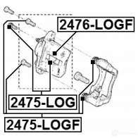 Поршень тормозного суппорта FEBEST 57040568 2476logf S3F 6RH3 4056111105062 - Изображение 2