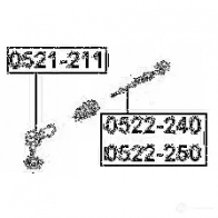 Рулевой наконечник FEBEST 3823547 JZ1 2BQ 4056111012896 0521211 - Изображение 2