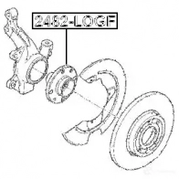 Ступица колеса FEBEST 0 Q4P3 4056111094588 3825163 2482logf - Изображение 2