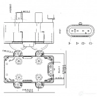 Элемент катушки зажигания FEBEST 26Z 77RW 24640-002 1440023356 - Изображение 2