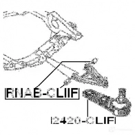 Шаровая опора FEBEST 4056111072241 KRU8M F 3825147 2420clif - Изображение 2