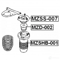 Пыльник амортизатора FEBEST 3828032 MY0 Y2 mzshb001 4056111032030 - Изображение 2