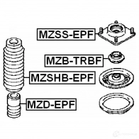Пыльник амортизатора FEBEST mzshbepf 3828043 EF 40S4 4056111018119 - Изображение 2