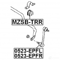 Втулка стабилизатора FEBEST Z4 ZPE mzsbtrr 4056111018362 3828031 - Изображение 2
