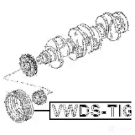 Шкив коленвала FEBEST NVFL BLC vwdstig 3830559 4056111082820 - Изображение 2