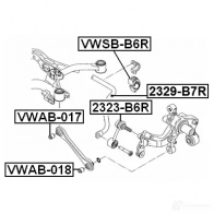 Комплект стабилизатора FEBEST 2399b7r ZMS4TI Q 1424281529 4056111128610 - Изображение 2