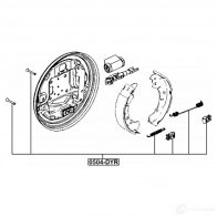 Комплектующие, стояночная тормозная система FEBEST 1440024031 B2 VCN 0504-DYR - Изображение 2