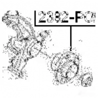 Ступица колеса FEBEST 3825120 2382polmf SY YG85 4056111073804 - Изображение 2