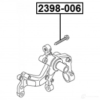 Шкворень поворотной цапфы FEBEST 1439311833 2398006 82 C02 - Изображение 2