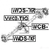 Карданный подшипник FEBEST vwcbtig F MSOV 4056111082813 3830545 - Изображение 2