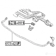 Втулка стабилизатора FEBEST mzsb001 6D OSF1S 4056111041797 3827992 - Изображение 2
