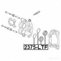 Ремкомплект суппорта FEBEST 2375ltf XXSR 5 1436947484 - Изображение 2