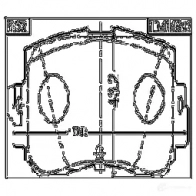 Тормозные колодки, комплект FEBEST V R8N7 3823409 0501cx5r 4056111109152 - Изображение 2