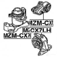 Подушка двигателя, опора FEBEST DERY47 U 4056111077246 mzmcx7lh 3827943 - Изображение 2