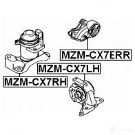 Подушка двигателя, опора FEBEST mzmcx7err 1424863091 OTM8 7B0 4056111126838 - Изображение 2