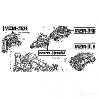 Подушка двигателя, опора FEBEST mzm3rr1 DL68M 1 4056111028781 3827930 - Изображение 2