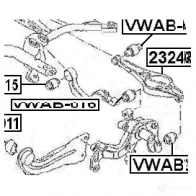 Рычаг FEBEST JGA E8W 3825095 4056111081397 2324tigr - Изображение 2