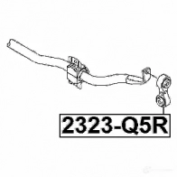Стойка стабилизатора, тяга FEBEST 1424281521 2323q5r 4056111120959 R8H4 W54 - Изображение 2