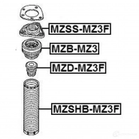 Отбойник амортизатора FEBEST mzdmz3f 4056111022321 3827904 SMM A95 - Изображение 2