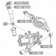 Отбойник амортизатора FEBEST TQ8 GPC 3827899 mzdkev2r 4056111119038 - Изображение 2