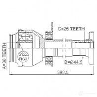 Шрус граната FEBEST 4056111097497 XYW07 G 2311t5mtrh 1270600408 - Изображение 2
