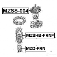 Отбойник амортизатора FEBEST 98T OC 3827892 mzdfrn 4056111016283 - Изображение 2