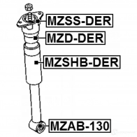 Отбойник амортизатора FEBEST mzdder F FA6K 4056111091051 3827888 - Изображение 2