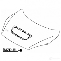 Отбойник капота FEBEST mzdbl 3827884 3N MK3 4056111115887 - Изображение 2