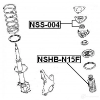 Пыльник амортизатора FEBEST nshbn15f Z GO8H 3828774 4056111020228 - Изображение 2
