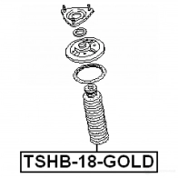 Пыльник амортизатора FEBEST tshb18gold QP NT0J 3830305 4056111009469 - Изображение 2