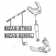 Сайлентблок FEBEST 5 IGIS9I mzabbt50u 4056111056609 3827822 - Изображение 2