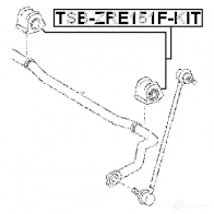 Втулка стабилизатора FEBEST 3830288 tsbzre151fkit O5D6Z WN 4056111098791 - Изображение 2