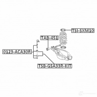 Стойка стабилизатора, тяга FEBEST tsbgsa33rkit HC5YT 0 1270617818 4056111121598 - Изображение 2