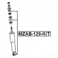 Втулка амортизатора FEBEST 4056111090870 8ZVJW L mzab129kit 3827798 - Изображение 2