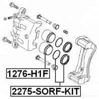 Ремкомплект суппорта FEBEST L 9UWY 3824995 4056111083865 2275sorfkit - Изображение 2