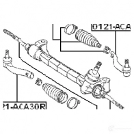 Пыльник рулевой рейки FEBEST trkbaca30 89K J6HT 4056111049069 3830027 - Изображение 2