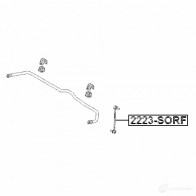 Стойка стабилизатора, тяга FEBEST 2223sorf YKM Y0 1436947009 - Изображение 2