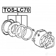 Ремкомплект поворотной цапфы FEBEST 4056111075969 3830020 0B SR1 toslc70 - Изображение 2