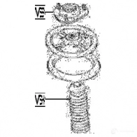Крепление амортизаторов FEBEST msspinin 3827704 4056111041339 V FUDRLJ - Изображение 2