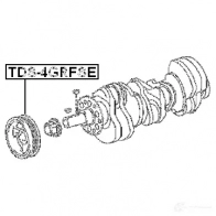 Шкив коленвала FEBEST 3829789 3 SR984 tds4grfse 4056111086668 - Изображение 2