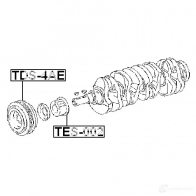Шкив коленвала FEBEST X 1VR6 3829788 4056111008301 tds4ae - Изображение 2